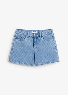 Short en jean rayé, taille normale, John Baner JEANSWEAR