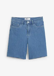 Bermuda en jean Straight, taille moyenne, John Baner JEANSWEAR