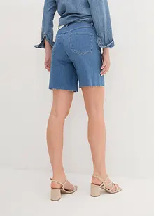Bermuda en jean Straight, taille moyenne, John Baner JEANSWEAR