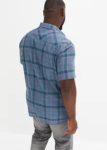 Chemise manches courtes à carreaux, bonprix