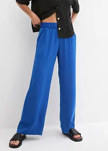 Pantalon avec effet texturé et taille confortable, bonprix