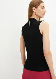 Top en viscose fluide avec détail froncé, bonprix