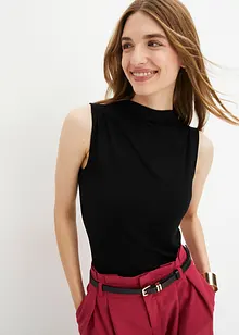 Top en viscose fluide avec détail froncé, bonprix