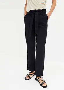 Pantalon léger en twill avec taille élastique, bonprix