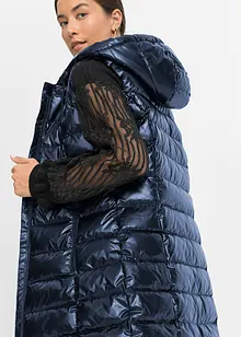 Gilet matelassé sans manches, effet brillant, bonprix