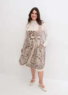 Dirndl avec tablier à sequins, bonprix