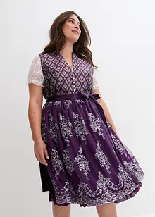 Dirndl avec jacquard et broderie (ens. 2 pces), bonprix