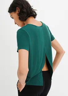 T-shirt fluide en viscose avec détail dos, bonprix