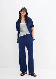 Pantalon côtelé à taille élastiquée, bonprix