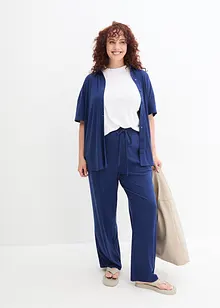 Pantalon côtelé à taille élastiquée, bonprix