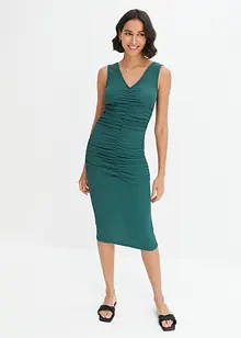 Robe midi en crêpe léger, bonprix