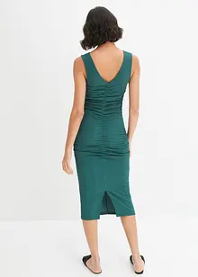 Robe midi en crêpe léger, bonprix