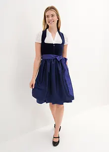 Dirndl avec velours en longueur midi (ens. 2 pces), bonprix