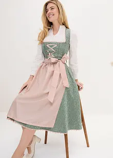 Dirndl longueur midi avec tablier (ens. 2 pces.), bonprix