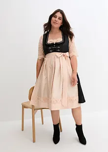 Tablier de dirndl, aspect soie sauvage, bonprix