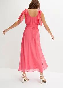 Robe en crêpe nouée sur les épaules, bonprix