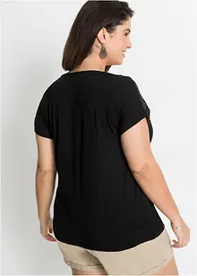 T-shirt avec dentelle, bonprix