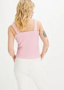 Lot de 2 tops en coton côtelé, bonprix