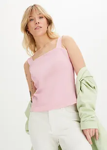 Lot de 2 tops en coton côtelé, bonprix