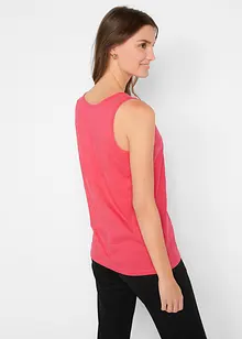 Lot de 5 débardeurs longs 100% coton, bonprix
