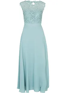 Robe longue avec dentelle, bonprix