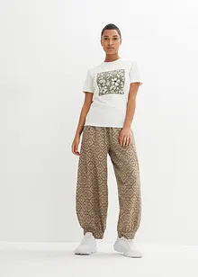 Pantalon sarouel 100% coton, bonprix