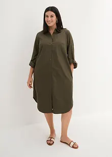 Robe-chemise en popeline de coton, bonprix