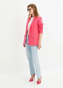 Blazer long en jersey coton, bonprix