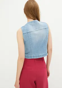 Gilet sans manches en jean extensible, bonprix