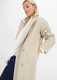 Manteau style blazer aspect laine, bonprix