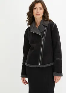 Blouson aspect peau de mouton, bonprix