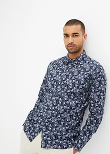 Chemise manches longues à motif, bonprix