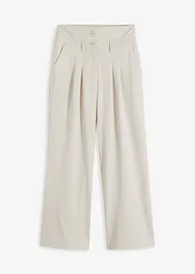 Pantalon évasé taille haute, bonprix
