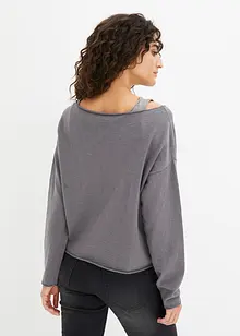 Pull et top (ens. 2 pces.), bonprix