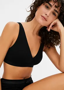Soutien-gorge brassière coton sans armatures, bonprix