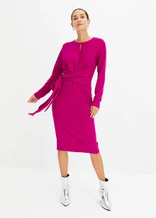 Robe avec ceinture à nouer, bonprix