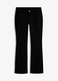 Pantalon évasé en twill, bonprix