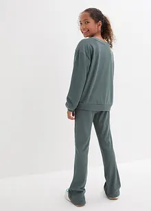 Haut côtelé et legging fille (ens. 2 pces), bonprix