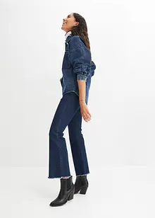 Jean flare taille normale, cropped, bonprix