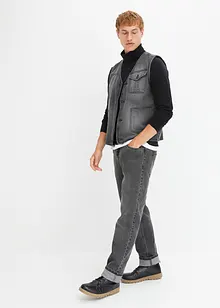 Gilet sans manches en jean, Regular Fit, bonprix