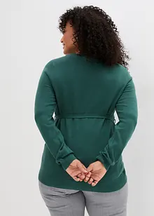 Pull de grossesse 100% coton avec lien à nouer, bonprix