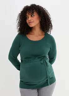 Pull de grossesse 100% coton avec lien à nouer, bonprix