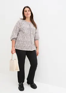 Blouse à col rond, bonprix