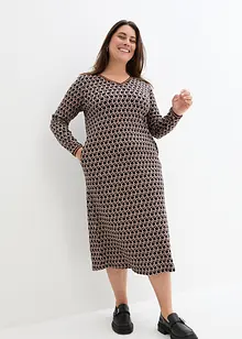 Robe trapèze en jersey, bonprix