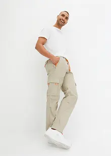 Pantalon droit à taille élastiquée Loose Fit, bonprix