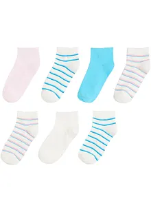 Lot de 7 paires de chaussettes courtes, bonprix