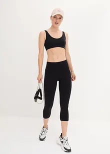 Legging de sport avec poches latérales, longueur 3/4, bonprix