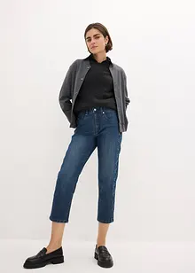 Jean cropped avec surpiqûre décorative, bonprix