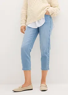 Jean cropped avec surpiqûre décorative, bonprix