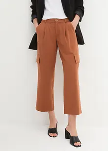 Pantalon cargo 7/8 ample, bonprix